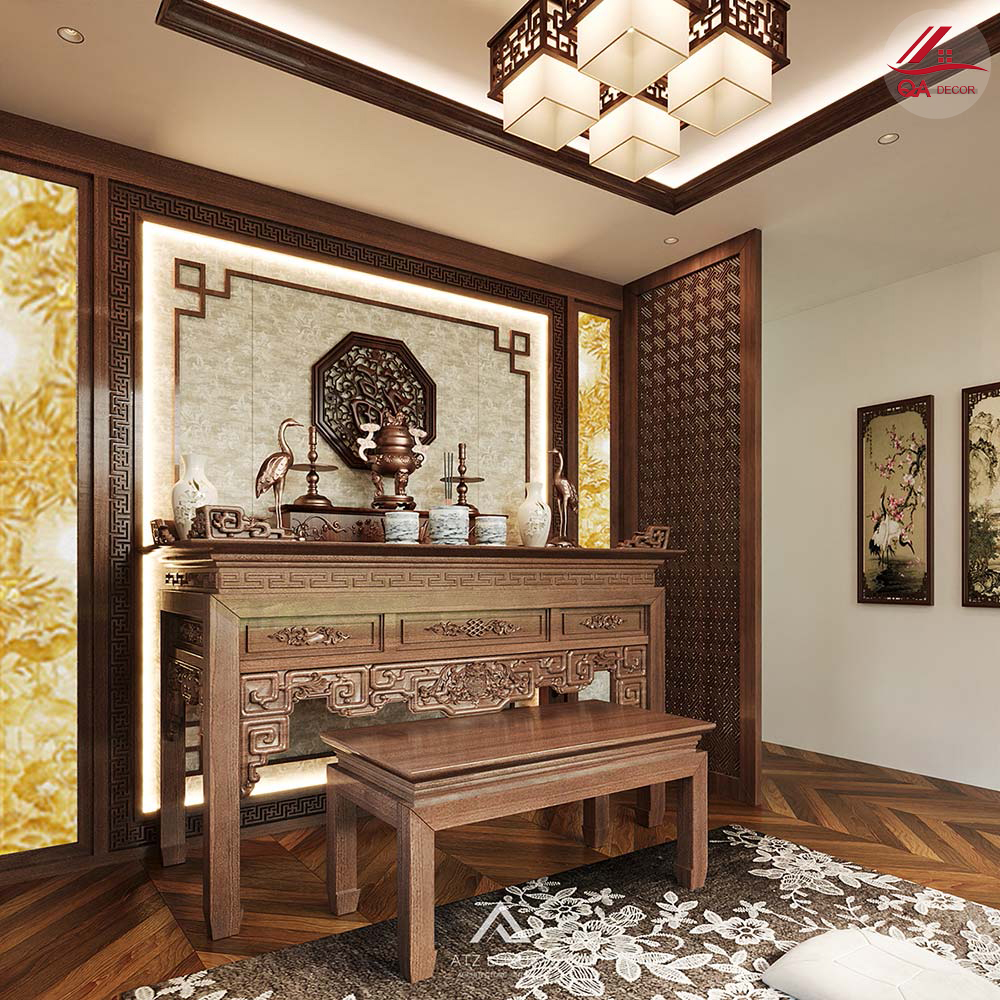 Thiết Kế Nội Thất Biệt Thự Gỗ Óc Chó Cao Cấp Tại Quận Gò Vấp 12 thiết kế nội thất biệt thự