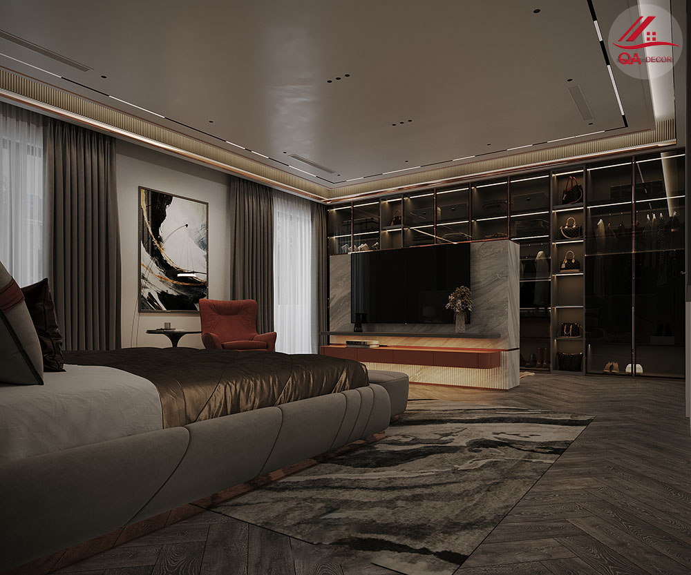 Thiết Kế Nội Thất Biệt Thự Luxury Cho Anh Nam Tại Tân Bình 40 Thiet-ke-noi-that-biet-thu-300m2-17