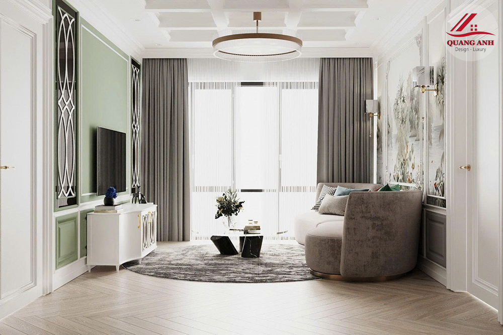 Nội Thất Chung Cư 1 Phòng Khách, 1 Phòng Bếp Tiện Nghi 5 thiết kế nội thất chung cư
