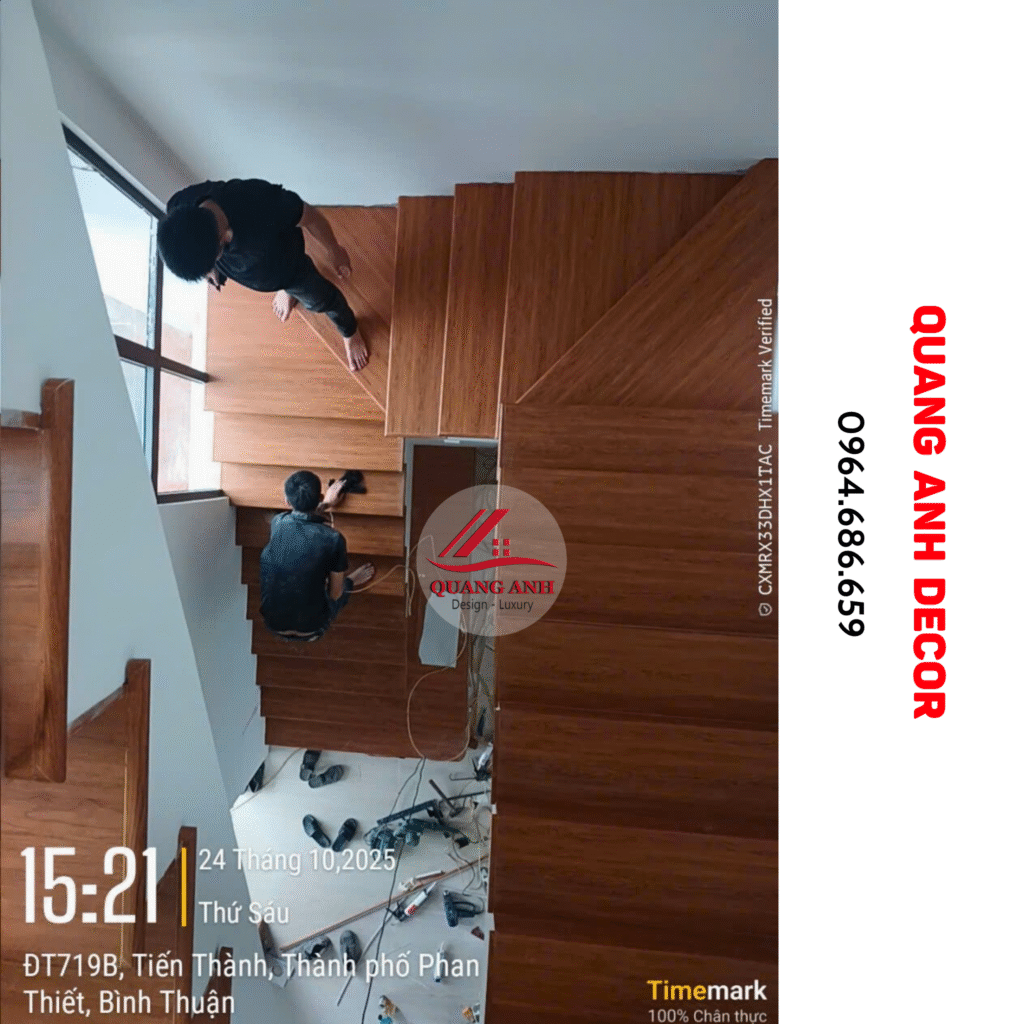 Tấm ốp mặt bậc cầu thang tại Nova World Phan Thiết