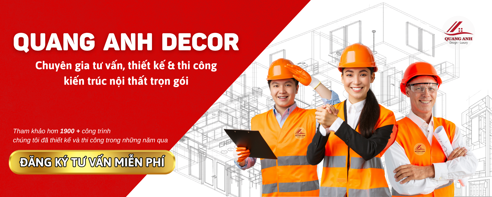 Quang Anh Decor đơn vị thiết kế thi công nội thất HCM