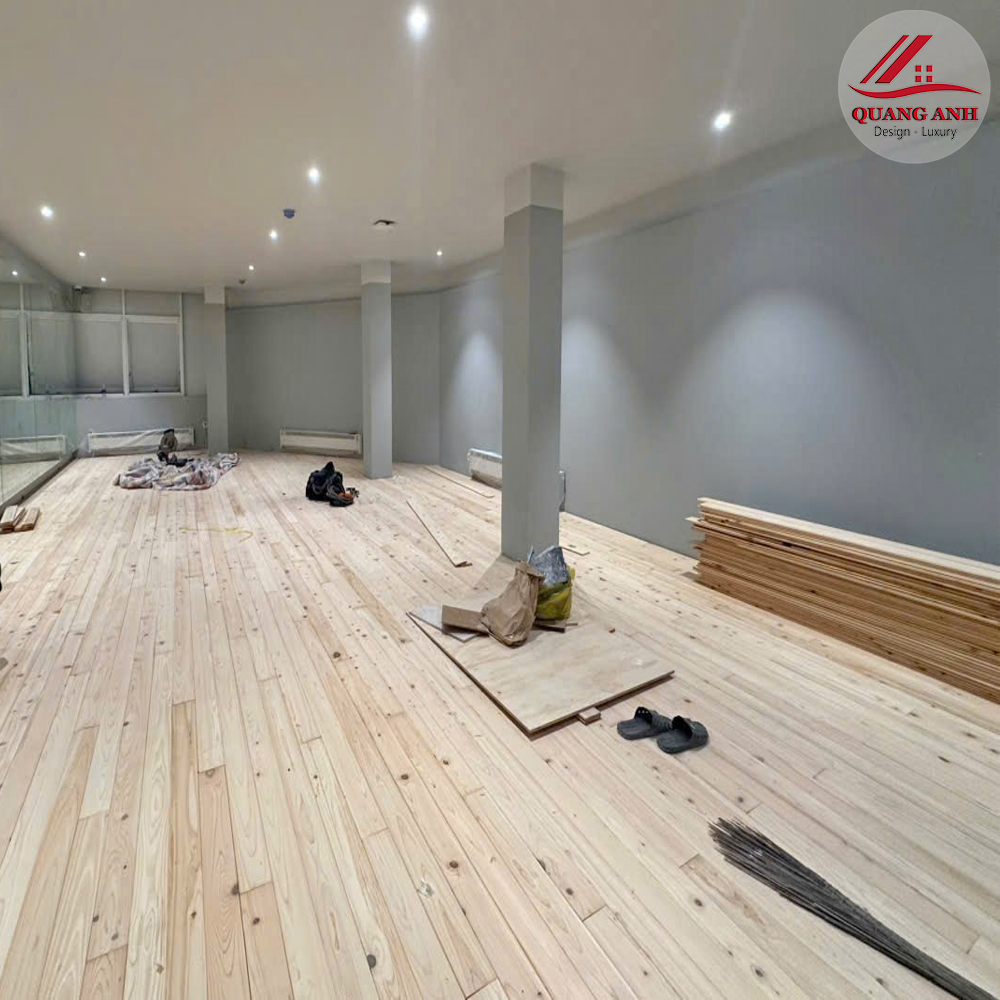 Lắp Đặt Sàn Gỗ HiNoKi Cho Khu Nghỉ Dưỡng Bình Thạnh 5 sàn gỗ hinoki