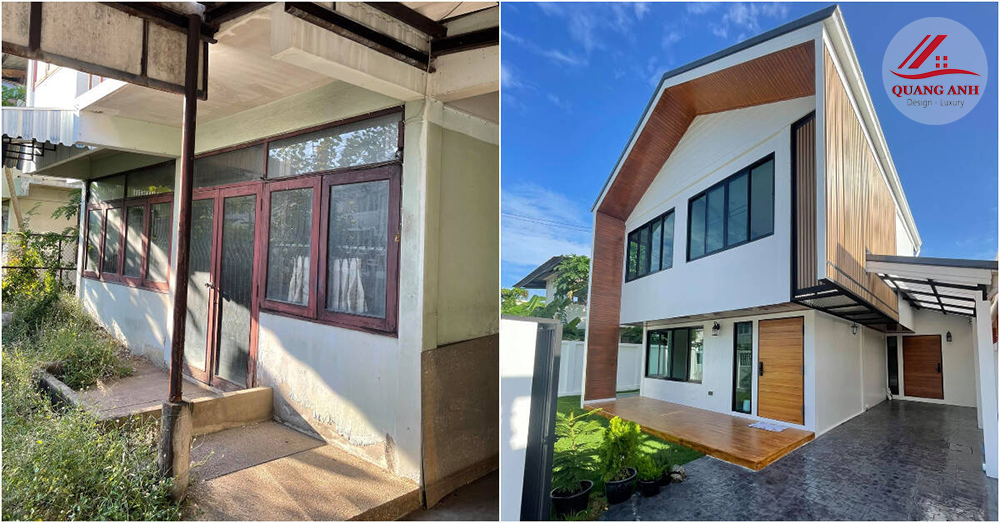 Vẫn ngôi nhà đó nhưng lột xác hoàn toàn sau khi tân trang, sửa chữa