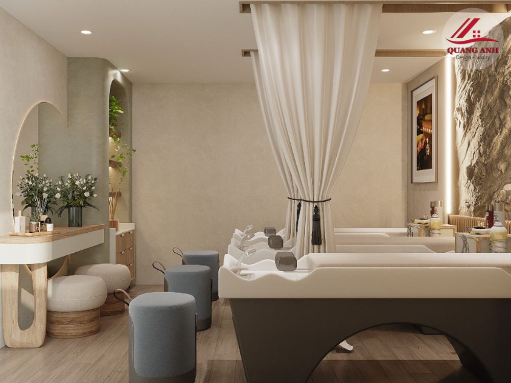 thiết kế thi công nội thất spa