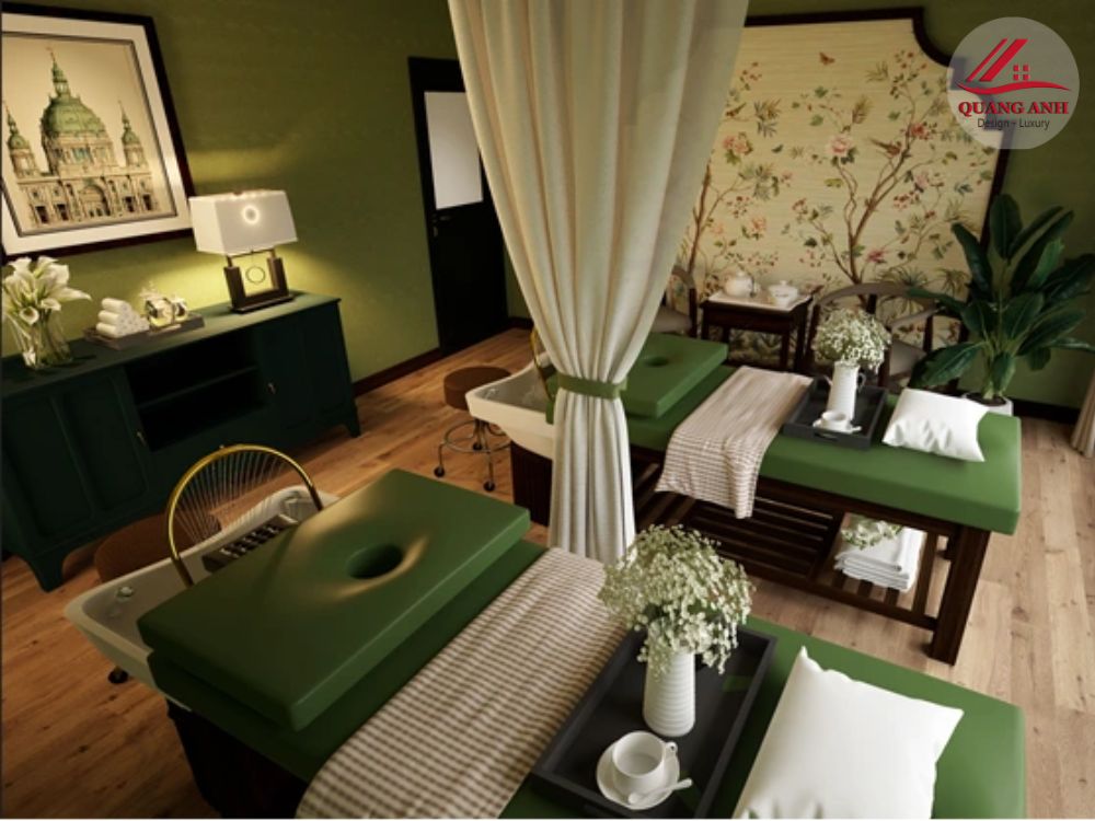 thiết kế thi công nội thất spa