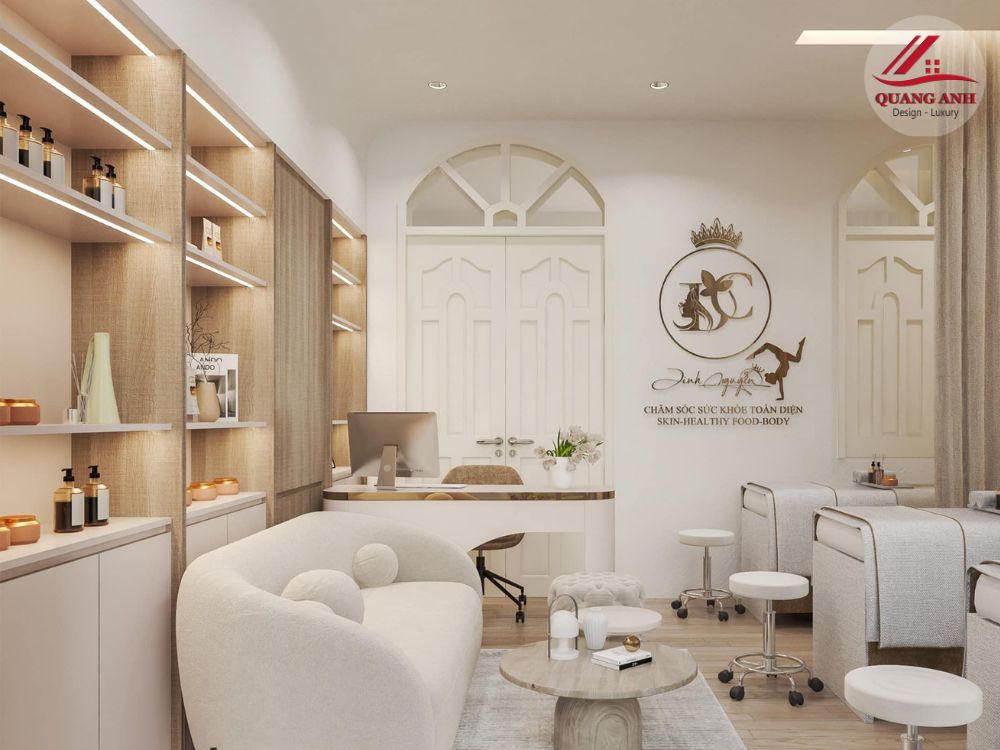 thiết kế thi công nội thất spa