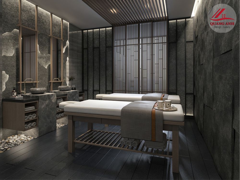 thiết kế thi công nội thất spa