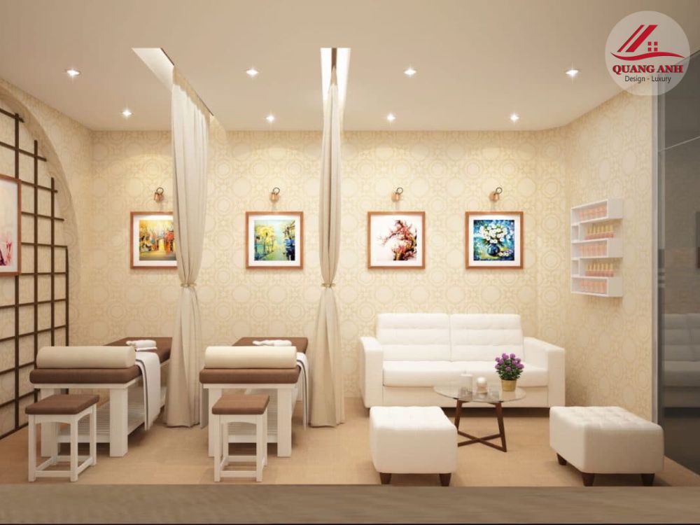 thiết kế thi công nội thất spa