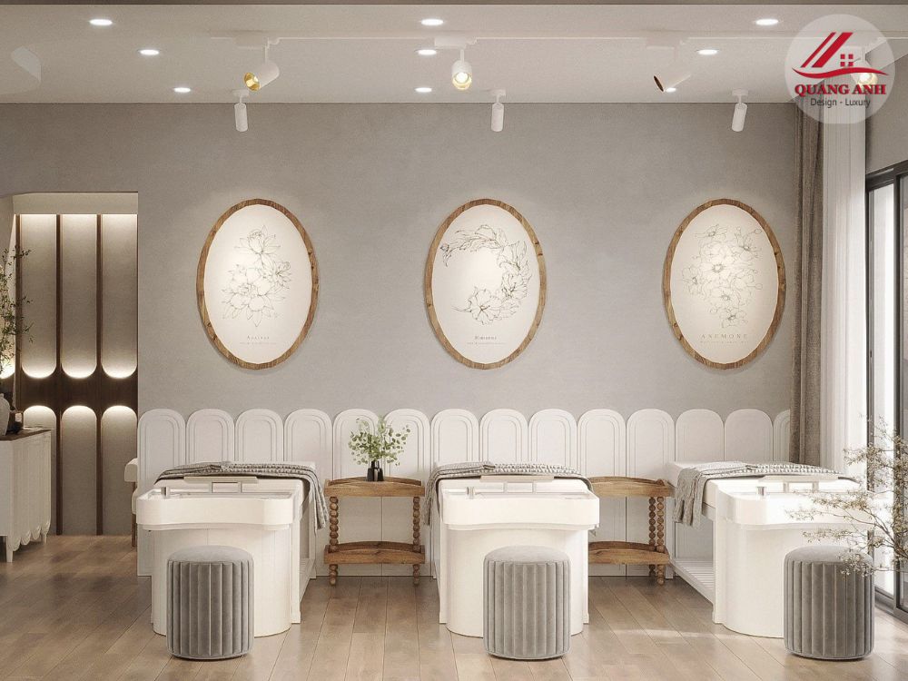 thiết kế thi công nội thất spa