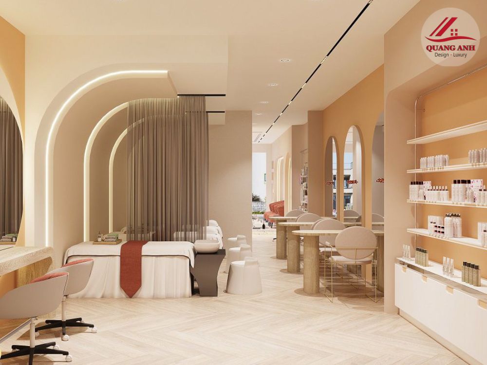 thiết kế thi công nội thất spa