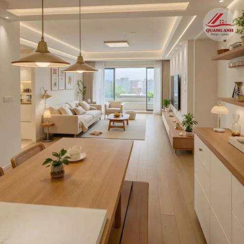 Nội thất đảm bảo đầy đủ công năng, tiện lợi