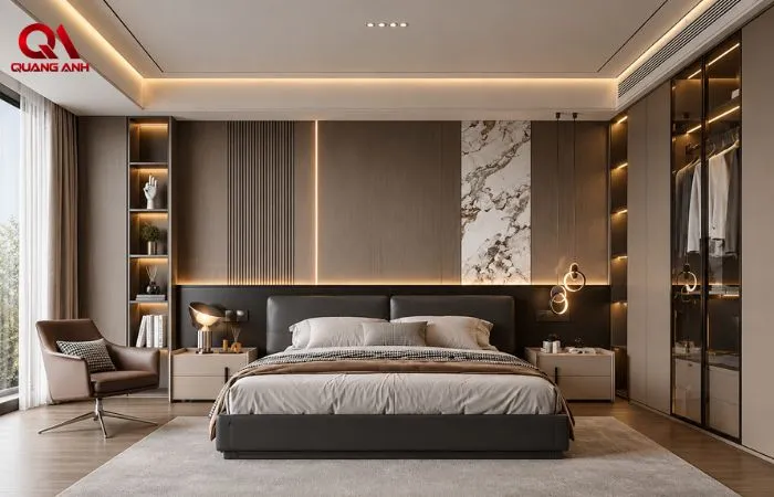 phòng ngủ nên ốp nhựa màu gì
